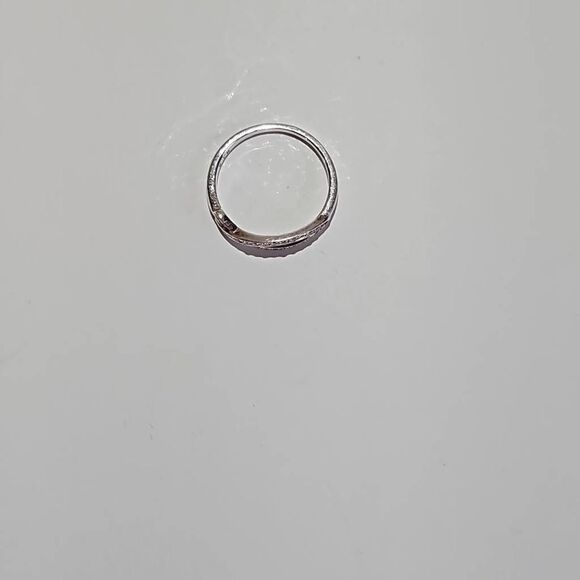 Sterling Silver RJ Avon Diamond Fish Ring Size 6 - Picture 2 of 5